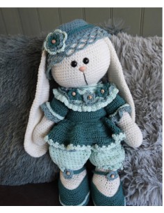 Kledingset  fleury blauw-groen|Het Lemsterwolhus heeft ze op voorraad 2