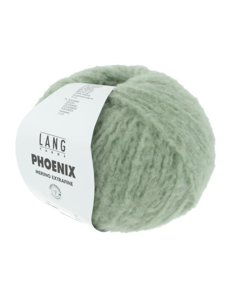 Lang Yarn Phoenix 92 vergrijsd groen| het Lemster Wolhus heeft ze op voorraad!