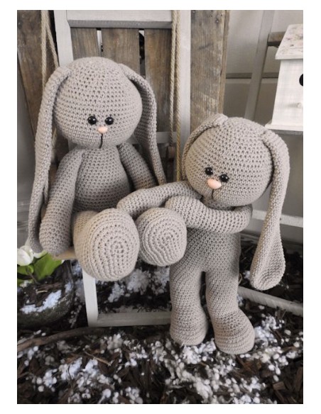 XXL Haakpakket Funny Bunny Basic taupe (staand / zittend)