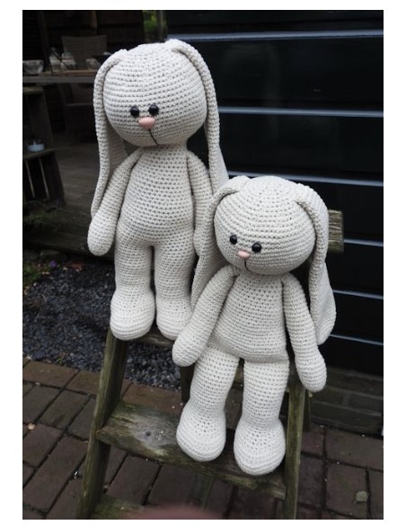 XXL Haakpakket Funny Bunny Basic linnen (staand / zittend)
