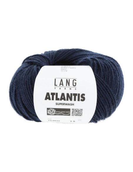 Lang Yarns Atlantis 035 marine blauw| het Lemster Wolhús heeft ze op voorraad!
