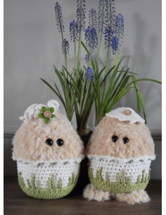 Haakpakket funny furry eggy| Het Lemsterwolhus heeft ze op voorraad!
