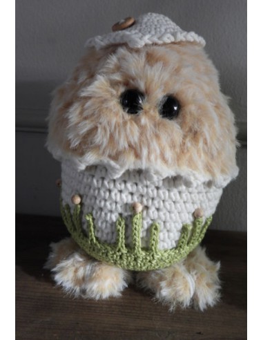 Haakpakket funny furry eggy| Het Lemsterwolhus heeft ze op voorraad!