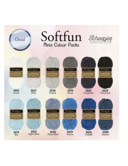 Softfun mini Colour Pack Cloud