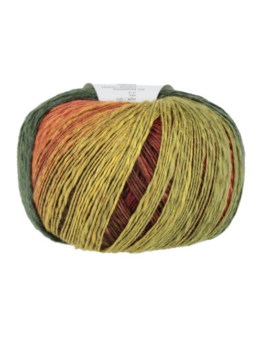 Lang Yarns Linello 55 groen. rood, geel (summer)| het Lemster Wolhús heeft ze op voorraad!