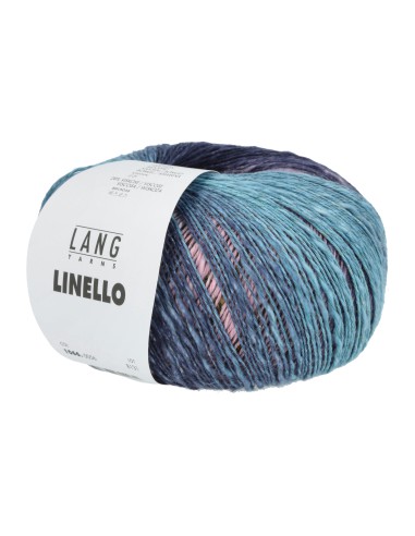 Lang Yarns Linello 56 blauw paars, geel groen, roze (seaside)| het Lemster Wolhús heeft ze op voorraad!