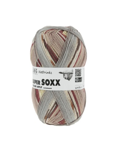 Super soxx 6 ply hotdrinks 377 Latte Macchiato| het Lemster Wolhus heeft ze op voorraad!