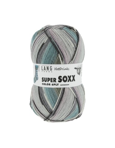 Super soxx 6 ply hotdrinks 380 Espresso| het Lemster Wolhus heeft ze op voorraad!