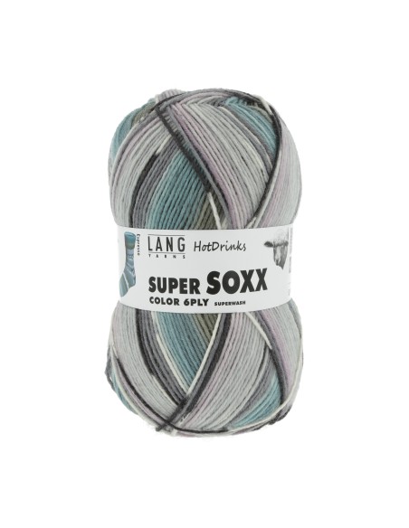 Super soxx 6 ply hotdrinks 380 Espresso| het Lemster Wolhus heeft ze op voorraad!