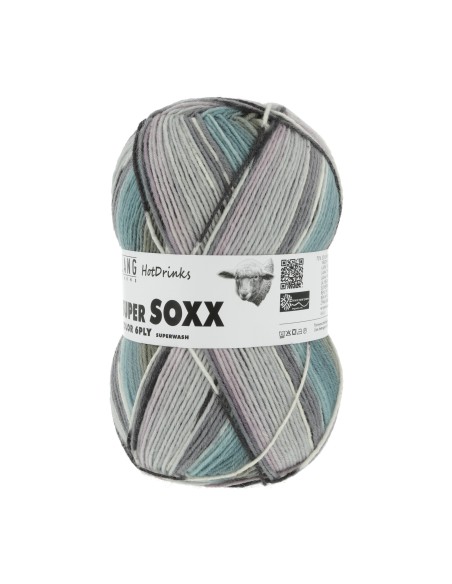 Super soxx 6 ply hotdrinks 380 Espresso| het Lemster Wolhus heeft ze op voorraad!