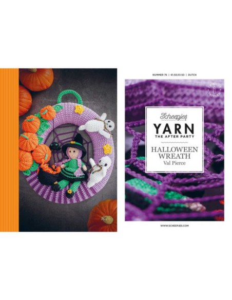 yarn the after party 76 halloween wreath| het Lemster Wolhus heeft ze op voorraad