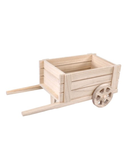 Houten kruiwagen voor de XXL funny's|het Lemster Wolhus heeft ze op voorraad!