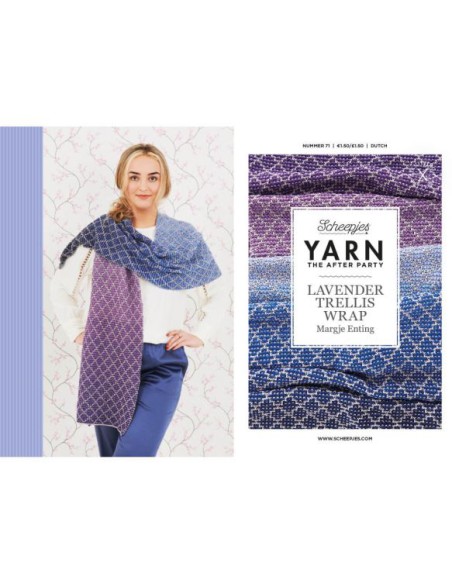 yarn the after party 7, lavender trellis wrap|het lemster wolhus heeft ze op voorraad!