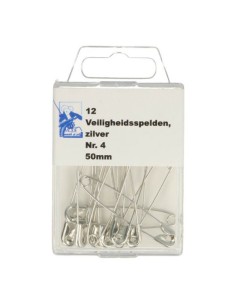MMJZ Veiligheidsspelden 50 mm zilver|het Lemster Wolhus heeft ze op voorraad!