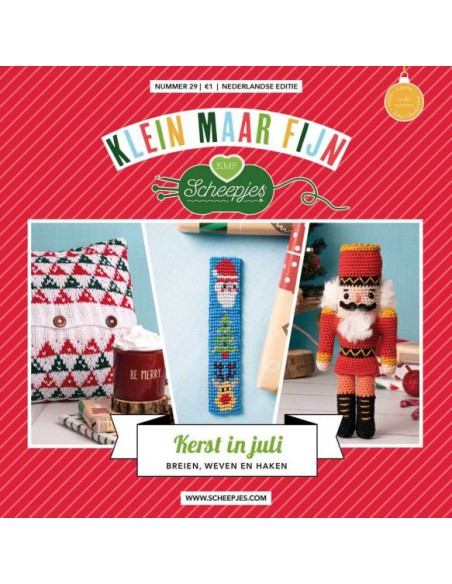 scheepjes klein maar fijn nr 29+ Kerst in Juli|het Lemster Wolhus heeft ze op voorraad!