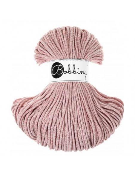 Bobbiny junior 3 mm koord strawberry|'t Lemsterwolhus heeft ze op voorraad