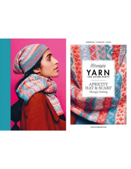 Yarn the after party no 60 Apricity Hat & Scarf|het Lemster Wolhus heeft ze op voorraad!