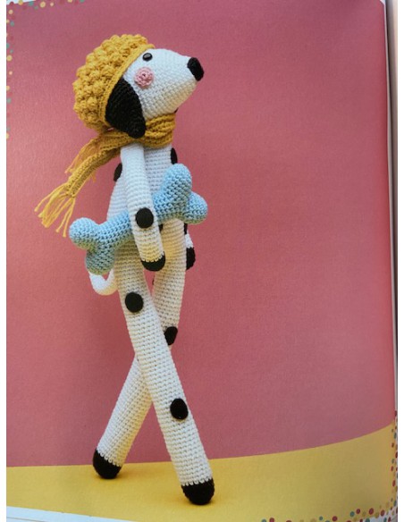 long legs amigurumi, lieve slungeldieren om zelf te maken|het Lemster Wolhus heeft hem op voorraad!
