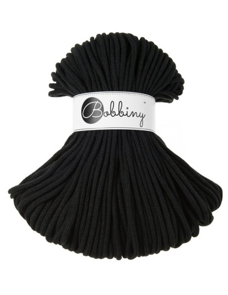 Bobbiny premium 5 mm koord, Black|'t Lemsterwolhus heeft ze op voorraad