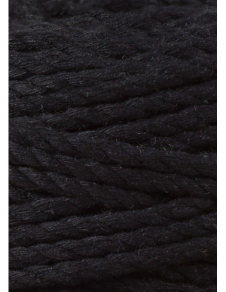 Macrame triple twist 5 mm black|Het Lemster Wolhus heeft ze op voorraad!