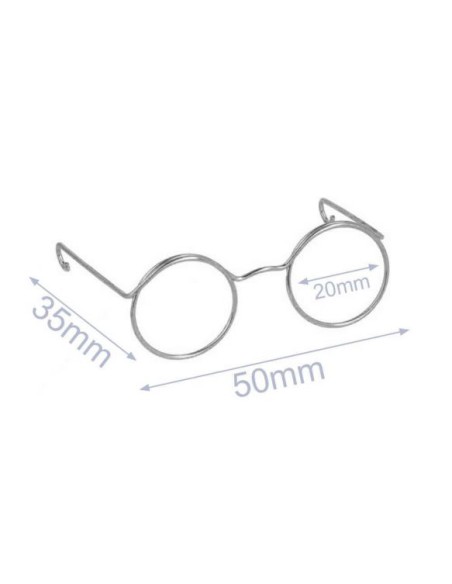 Diverse  brilletje 5 cm leuk voor je ammigurumi |Het Lemster Wolhus heeft ze op voorraad!