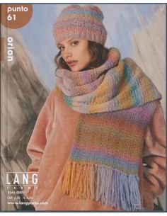 Lang Yarns punto 61 Orion patroonboekje met 22 pachtige breipatronen| het Lemster Wolhus jheeft hem op voorraad!