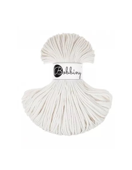 Bobbiny junior 3 mm koord off white|'t Lemsterwolhus heeft ze op voorraad